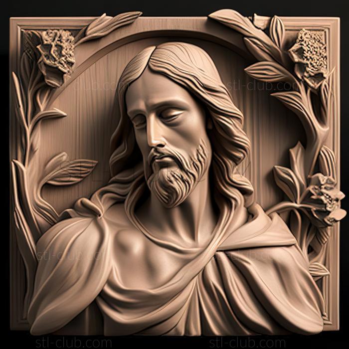 3D model st jesus (STL)